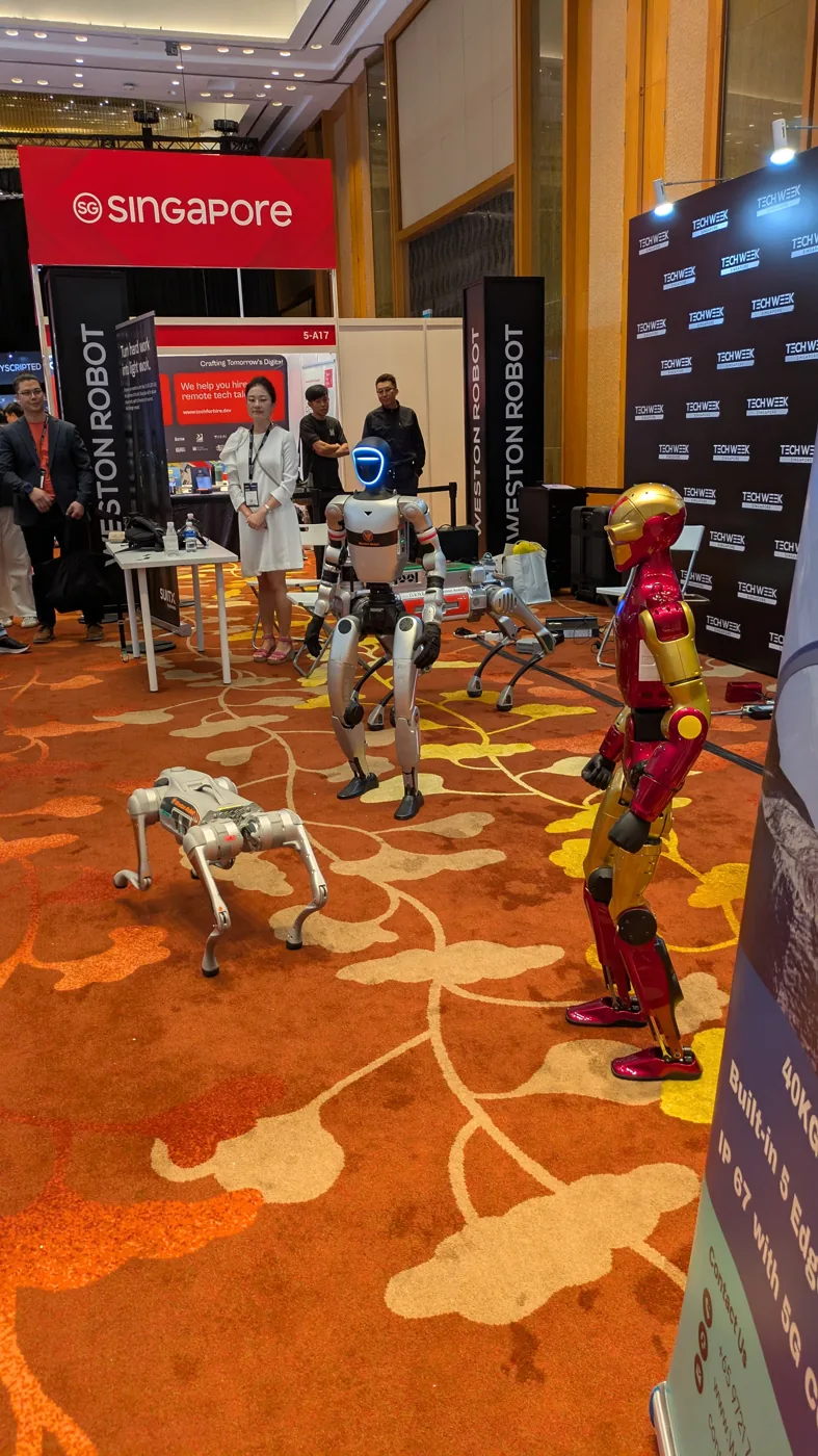 Weston Robotのロボティクス展示