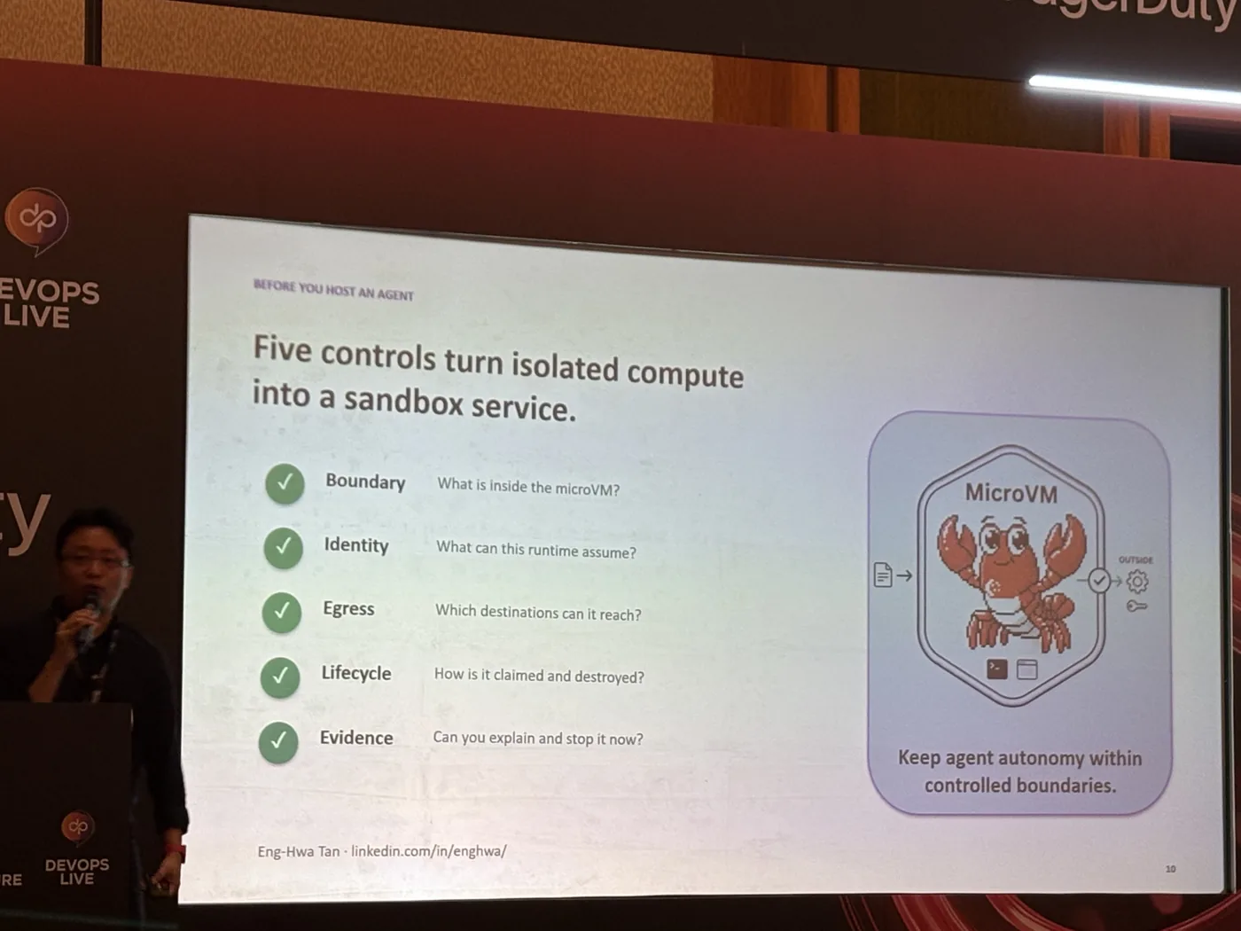 DevOpsセッション。サンドボックスを支える境界・アイデンティティ・外部通信・ライフサイクル・実行の証跡
